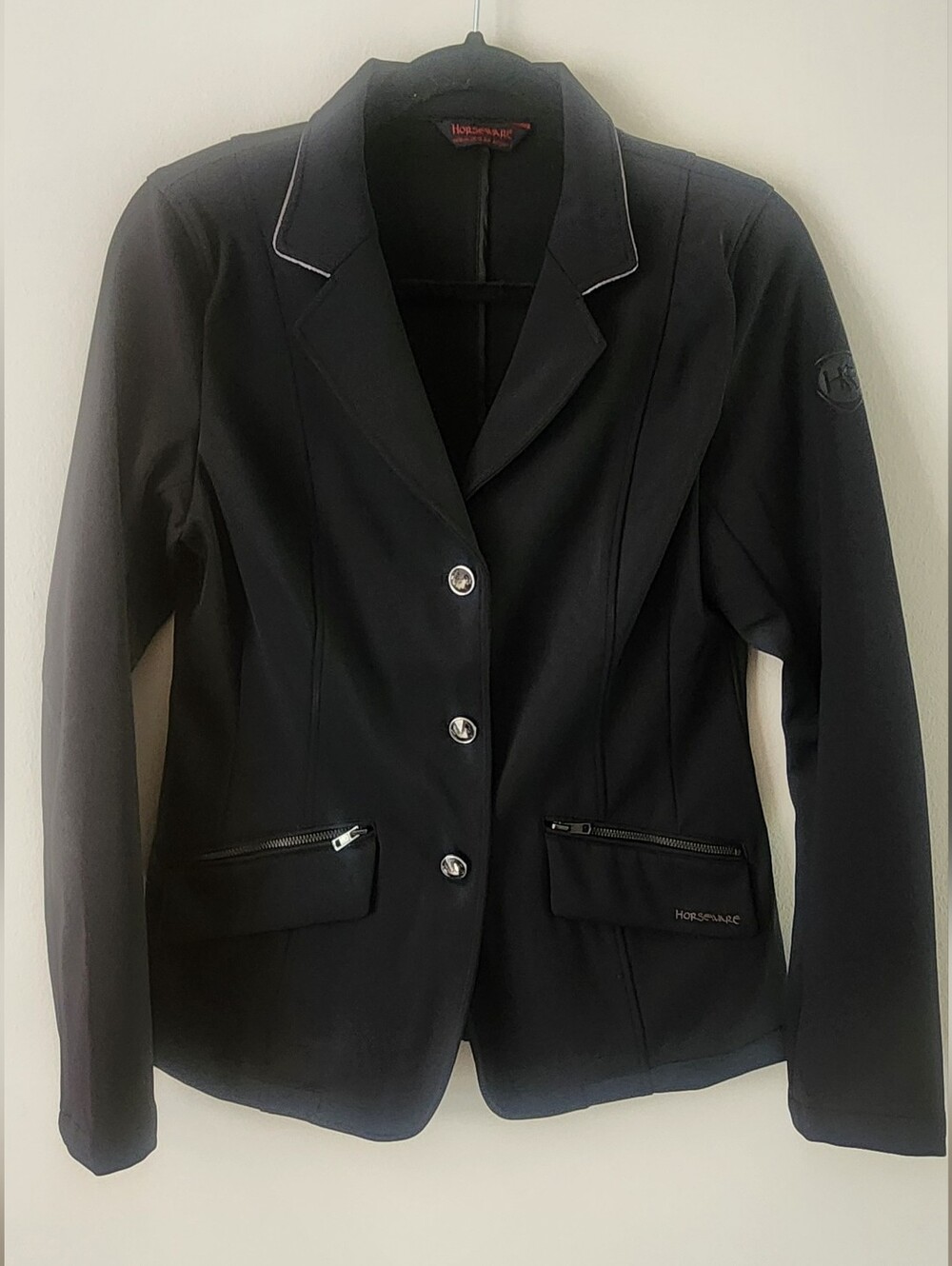 Horseware Show Coat, Embellished, Black - Medium